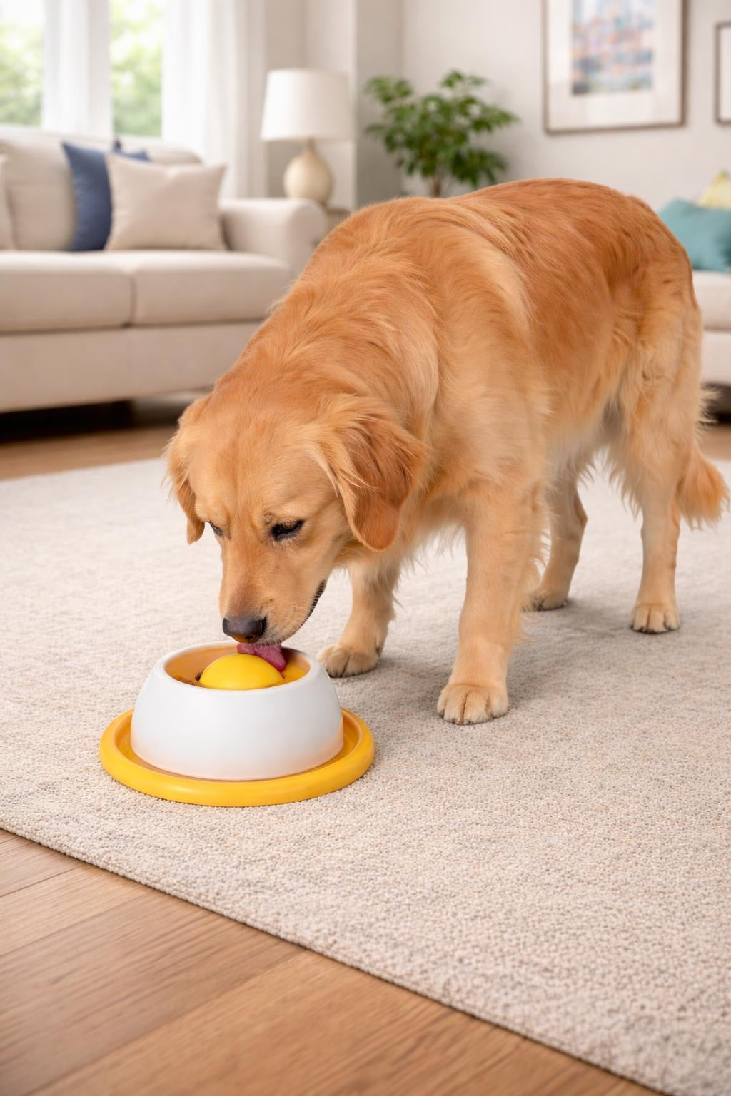 Pet Lick Mat Plate – Slow Feeder & Interactive Snack Bowl