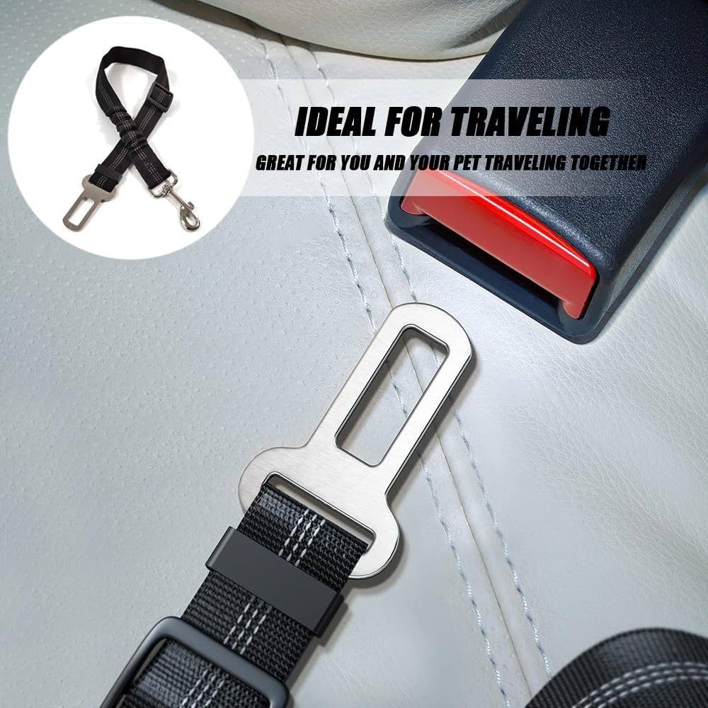 Adjustable Dog Car Safety Seat Belt – Secure & Comfortable