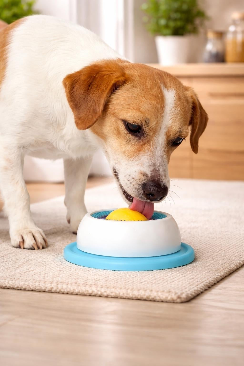 Pet Lick Mat Plate – Slow Feeder & Interactive Snack Bowl